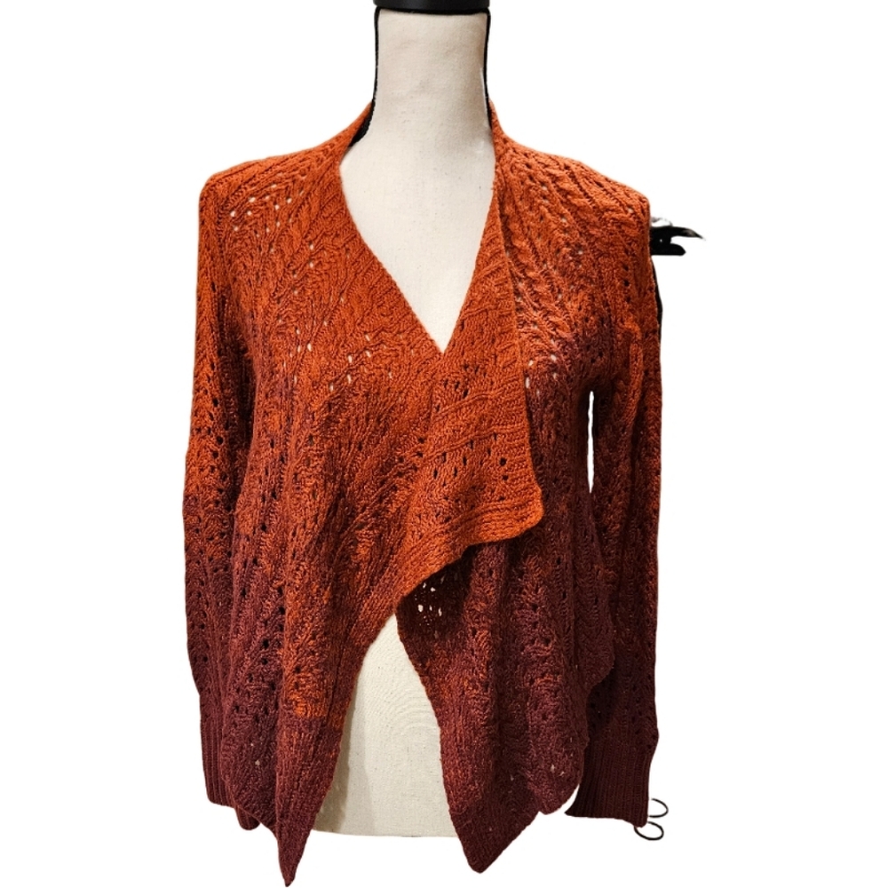 Kerisma Brown Asymmetrical Cardigan Sweater